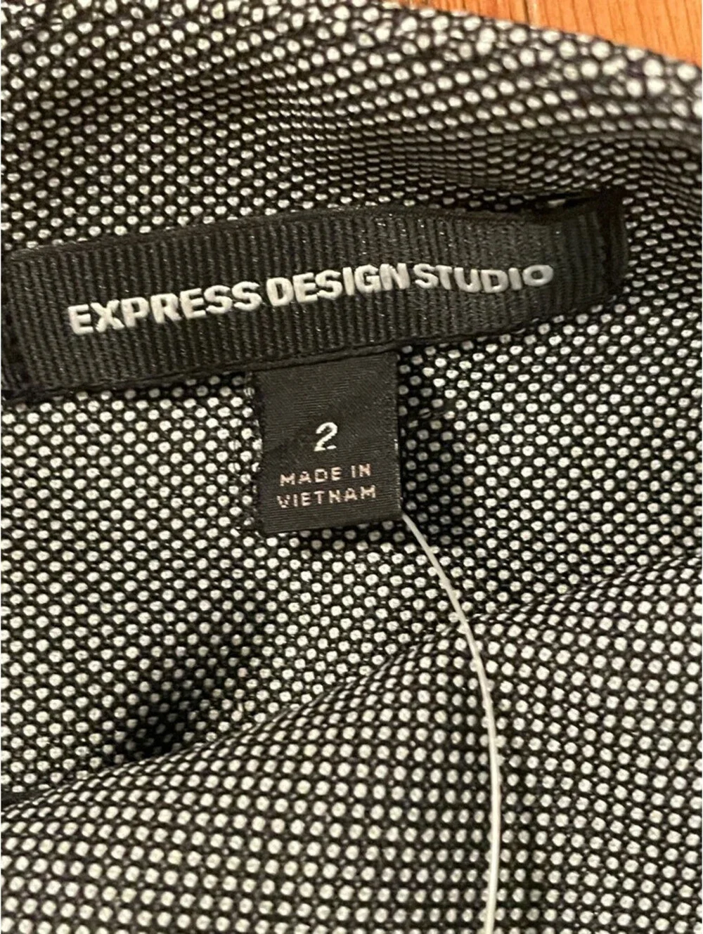 Express Design Studio Womens Pencil Skirt Gray Slit Zip Lined Stretch Size 2 NWT